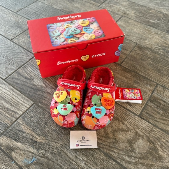 CROCS Other - Brand New Limi Version Crocs “Sweethearts” Kids Lined Clog